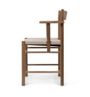 Billede af Brdr. Krüger F Chair Armrest SH: 45 cm - Fumed Oak / Webbing