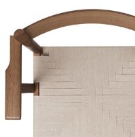 Billede af Brdr. Krüger F Chair Armrest SH: 45 cm - Fumed Oak / Webbing