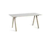 Billede af HAY CPH 10 Desk 160x80x74 cm - Lacquered Solid Oak/Off White Linoleum
