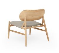 Billede af Brdr Krüger Ferdinand Lounge Stol SH: 41,5 cm - Eg/Oyster 30157