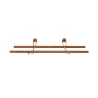 Billede af We Do Wood Shoe Rack Small L: 60 cm - Oak/Brass