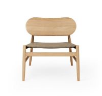 Billede af Brdr Krüger Ferdinand Lounge Stol SH: 41,5 cm - Eg/Almond 30150