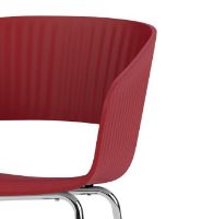 Billede af Montana Marée 403 Barstol H: 107 cm - 165 Beetroot/Chrome