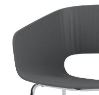 Billede af Montana Marée 403 Barstol H: 107 cm - 04 Anthracite/Chrome