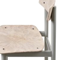 Billede af Mater Conscious Chair BM3162 SH: 46 cm - Grey Beech/Wood Grey 