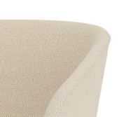 Billede af Montana Marée 404 Swivel Kontorstol på ben SH: 46,5 cm - Hallingdal 200/Sort Aluminium