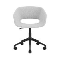 Billede af Montana Marée 405 Swivel Kontorstol på hjul SH: 40-52 cm - Hallingdal 116/Sort Aluminium