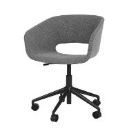 Billede af Montana Marée 405 Swivel Kontorstol på hjul SH: 40-52 cm - Hallingdal 166/Sort Aluminium