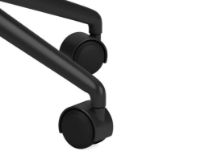 Billede af Montana Marée 405 Swivel Kontorstol på hjul SH: 40-52 cm - Hallingdal 200/Sort Aluminium