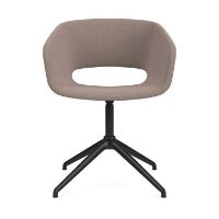 Billede af Montana Marée 404 Swivel Kontorstol på ben SH: 46,5 cm - Steelcut Trio 416/Sort Aluminium