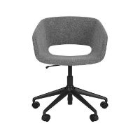 Billede af Montana Marée 406 Swivel Kontorstol på hjul SH: 40-52 cm - Hallingdal 166/Sort Genbrugsplast