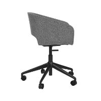 Billede af Montana Marée 406 Swivel Kontorstol på hjul SH: 40-52 cm - Hallingdal 166/Sort Genbrugsplast