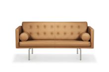 Billede af DUX Ritzy 2 Pers. Sofa L: 180 cm - Chrome/Naturale Camel
