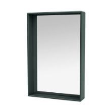 Billede af Montana Accessories Shelfie Spejl med hylde 46,8x69,6 cm - 163 Black Jade
