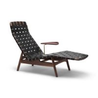 Billede af Sibast AV Egoist Chaise Lounge by Arne Vodder 1951 inkl Pude - Walnut/Black 