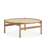 Billede af Brdr. Krüger HB Sofabord Ø: 100 cm - Olieret Eg 