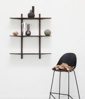 Billede af MUUBS Hylde Noir Natural M 90x100 cm - Mørkbejdset Olie 