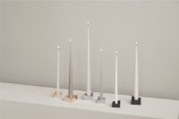 Billede af STOFF Nagel Reflect Candle Holder Small D: 4,5 cm - Black/Chrome