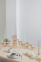 Billede af STOFF Nagel Reflect Candle Holder Small D: 4,5 cm - Rose Gold