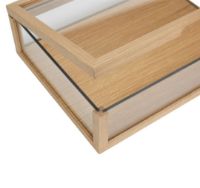 Billede af Hübsch View Display Box Large 30x80 cm - Natural