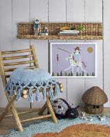 Billede af Bloomingville Mini Mosse Stol SH: 35 cm - Bambus