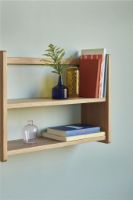 Billede af Hübsch Nomad Shelf Double 60x22 cm - Egetræ FORUDBESTIL: JUNI 