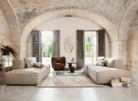 Billede af Ferm Living Catena Open End Left L300 Rich Linen 170x108 cm - Natural 