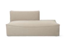 Billede af Ferm Living Catena Open End Right L301 Rich Linen 170x108 cm - Natural 