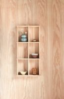 Billede af OYOY Grid Shelf Small H: 82 cm - Nature  OUTLET