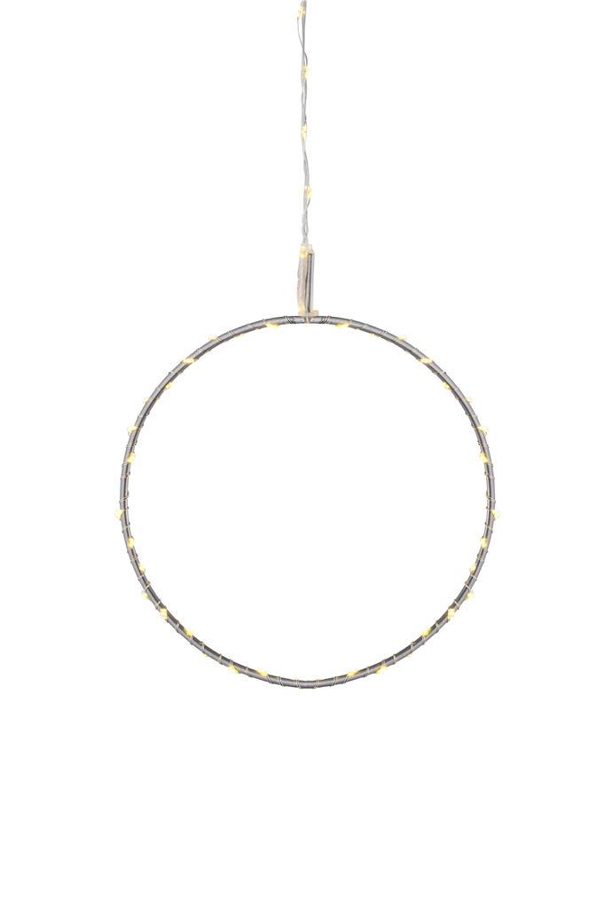Billede af Sirius Liva Circle Small 60 LED lys - Sølv