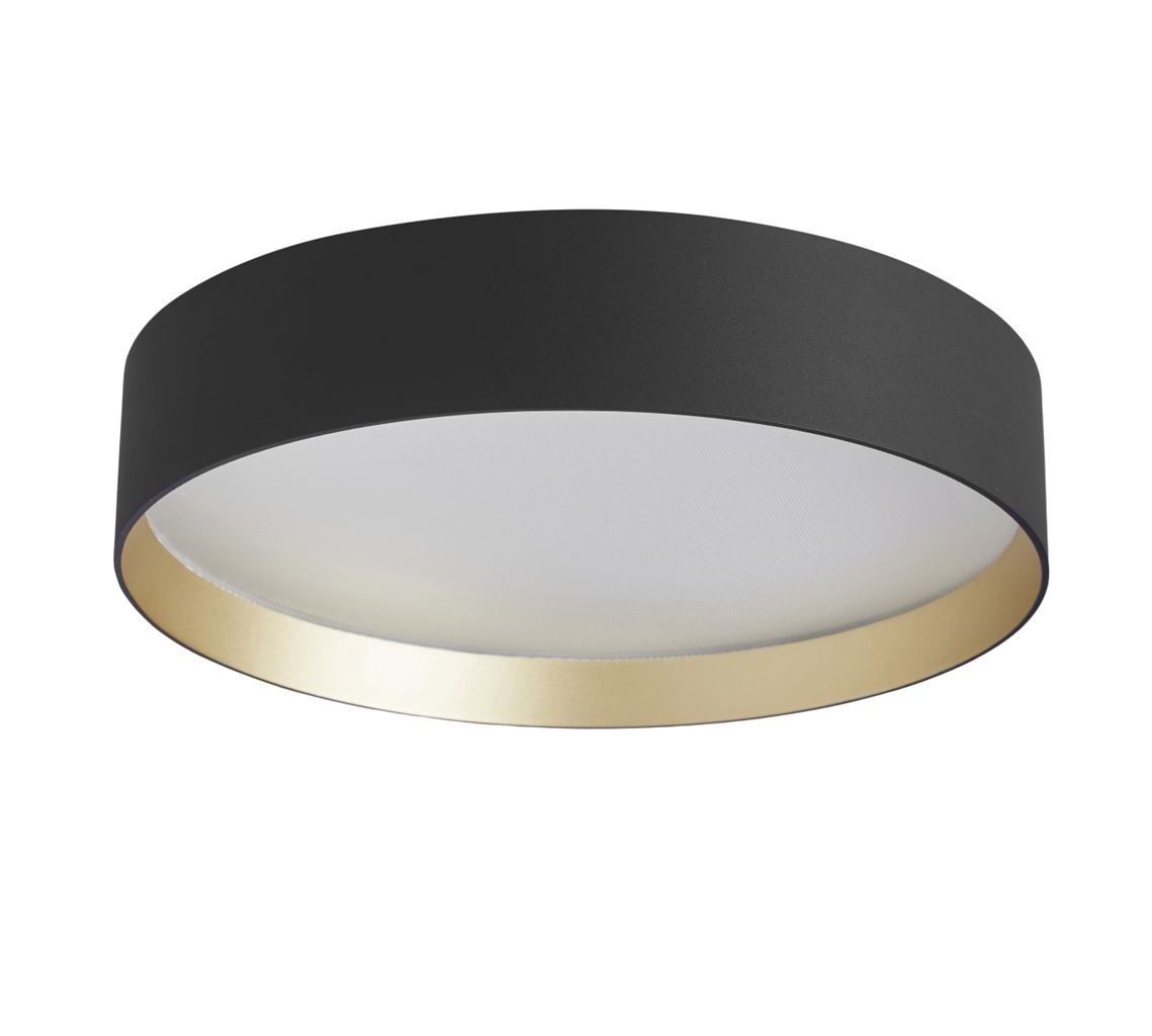 Billede af LOOM Design Lucia Loftlampe Ø: 35 cm - Black/Gold 