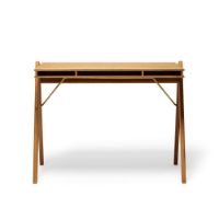 Billede af We Do Wood Field Desk 95x55 cm - Oak/Brass