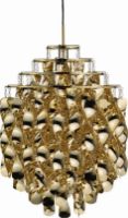 Billede af Verpan Spiral SP01 Pendant H: 65 cm - Guld