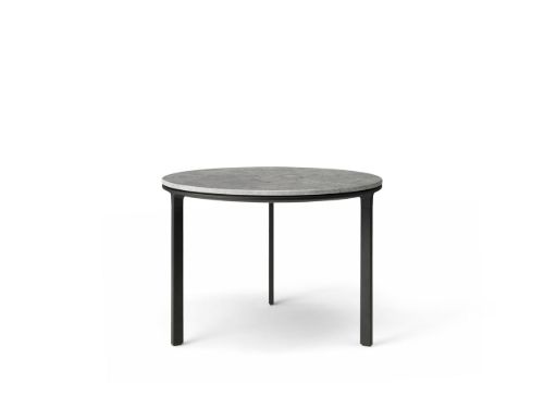 Vipp 423 Coffee Table Ø: 60 cm - Marble/Sky Grey