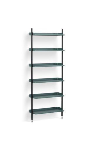 HAY Pier System 101 1 Column 82x209 cm - PS Blue Steel/Black Anodised Profiles