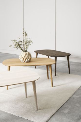 Thomsen Furniture Oak Sofabord 60x100 cm - Hvidolieret Eg
