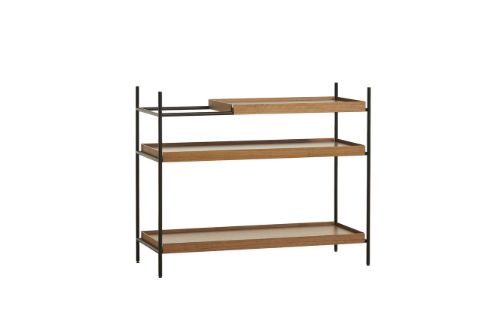 Woud Tray Shelf Low 81x100 cm - Walnut