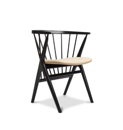 Sibast Furniture No 8 Dining SH: 45 cm - Sortlakeret Eg/Honey