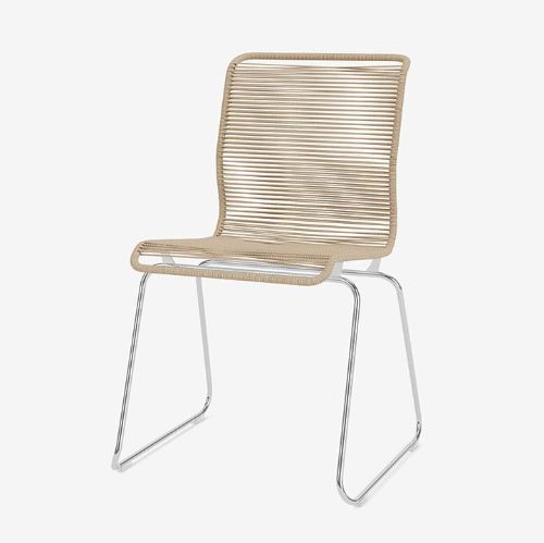 Montana Panton One Dining SH: 49 cm - Chrome/Paper Nature