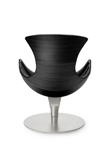 Bruunmunch The Lobster Chair SH: 39 cm - Black Oak / Chrome