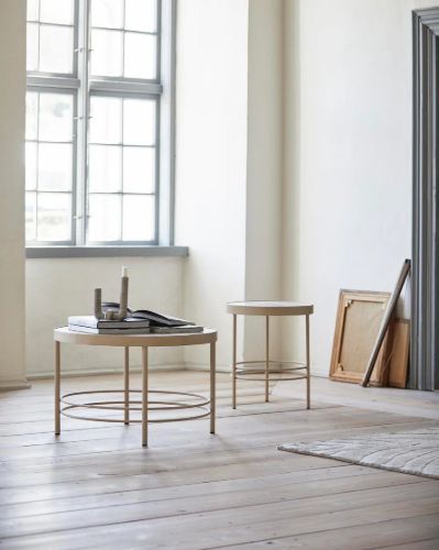 Nordal JUNGO Rundt Sofabord Ø: 80 cm - Sand