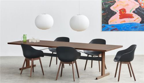 HAY AAC 212 About A Chair H: 82 cm - Black Lacquered Oak/Black