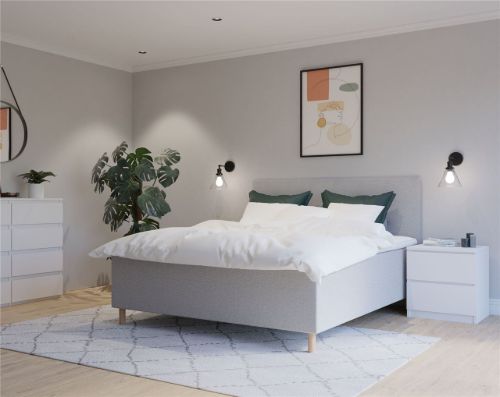 GOD NAT Odin Væghængt Gavl Fløjl 90x120cm - Beige