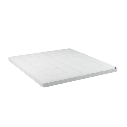 GOD NAT Odin Deluxe Natur Latex 60 Vendbar Sommer/Vinter Topmadras 160x200cm - Hvid