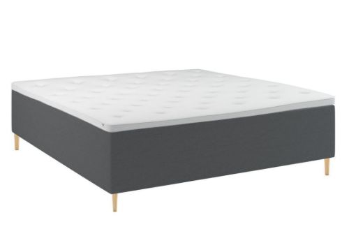 GOD NAT Odin Boxmadras 210x200 cm - Møbeltekstil/Antracit VARESÆT