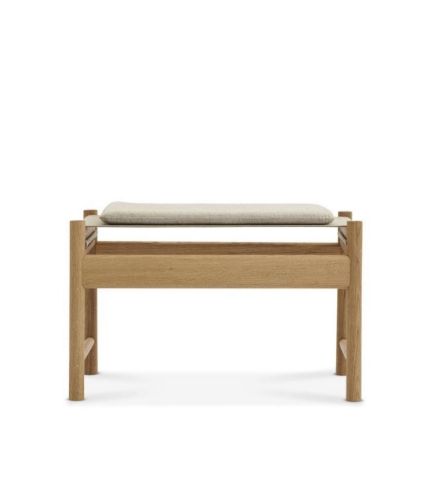 Brdr. Krüger HB Stool H: 40 cm - Olieret Eg/Canvas