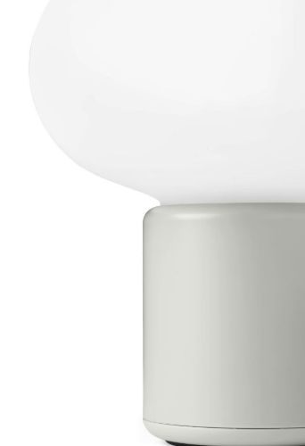 New Works Karl-Johan Portable Table Lamp H: 18 cm - Light Grey