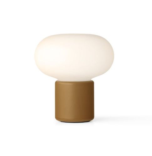 New Works Karl-Johan Portable Table Lamp H: 18 cm - Ochre Yellow