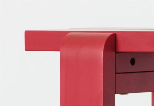 HAY Weekday Bench B: 111 cm - Wine Red