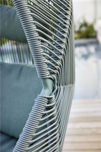 Cane-line Outdoor Hive Hængestol inkl. Stel og Hynder - Dusty Green/Taupe